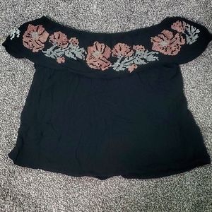 Black tank top